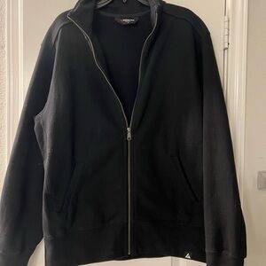 American Giant Men's black XL FULL Zip-Up Sweater